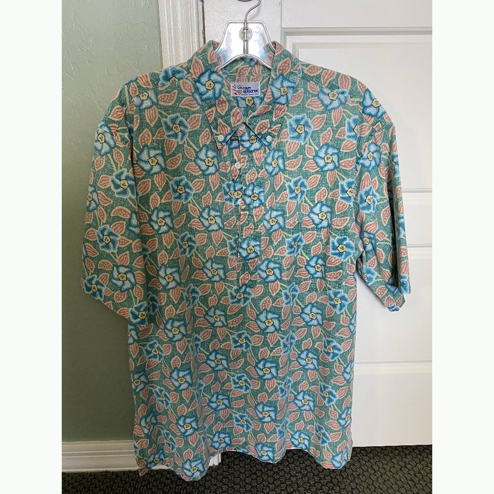 Reyn Spooner Vintage 1990s Pullover Hawaiian Shirt